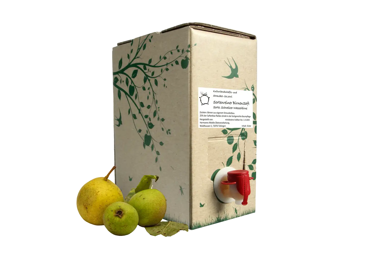 Schweizer Wasserbirnensaft, 3 l